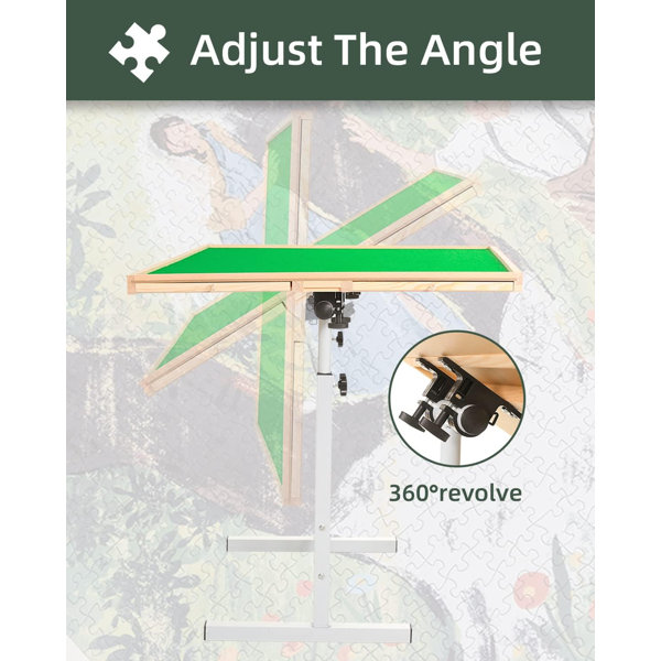 Fanwer Jigsaw Puzzle Table with Drawers and Metal Legs for 1500 Pcs